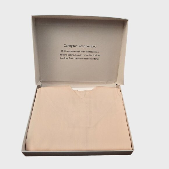 Ettitude Bamboo Sateen Slip Dress Oat Sustainable Quiet Luxury Minimalist NWT - Picture 3 of 10